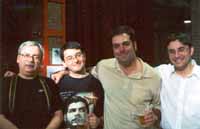 Andrzej Sapkowski, Juan Manuel Santiago, Pablo Herranz y José María Faraldo